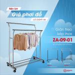 ZA0901 | Giá phơi quần áo inox ZA-09-01 | noithatxuanhoa.vn