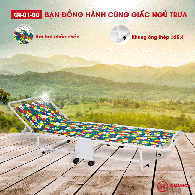 Giường gấp Xuân hòa GI-01-00