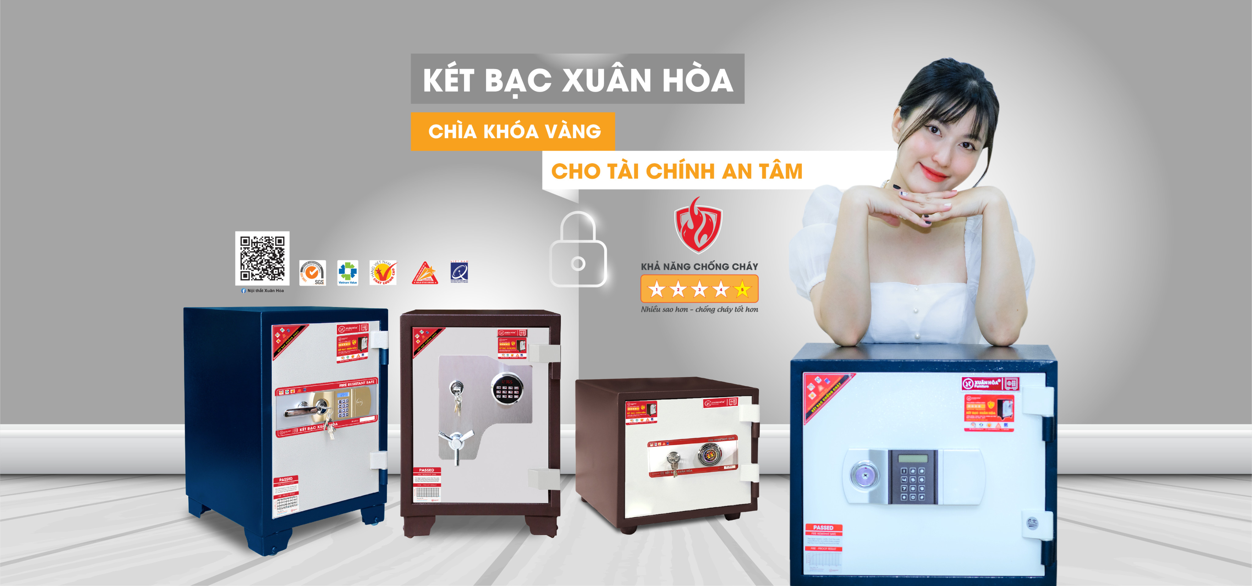 Két sắt xuân hòa LUX-KB38 két sắt xuân hòa