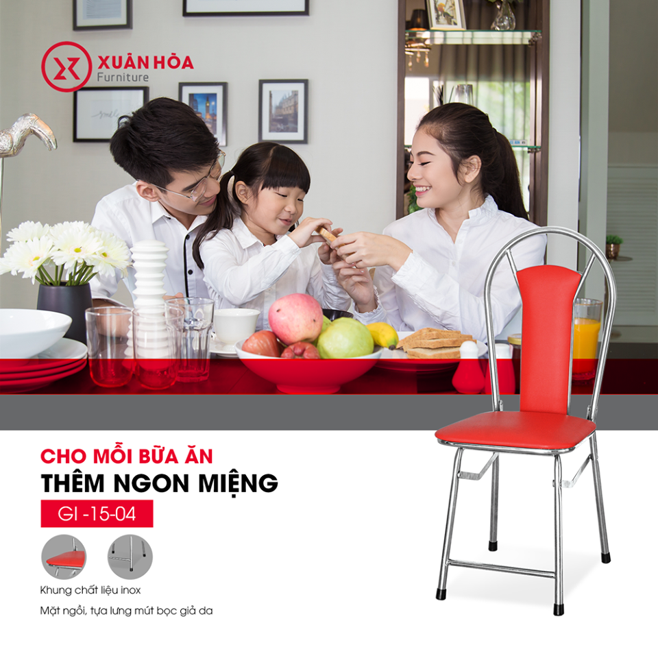 Ghế gấp phòng ăn GI-15-04