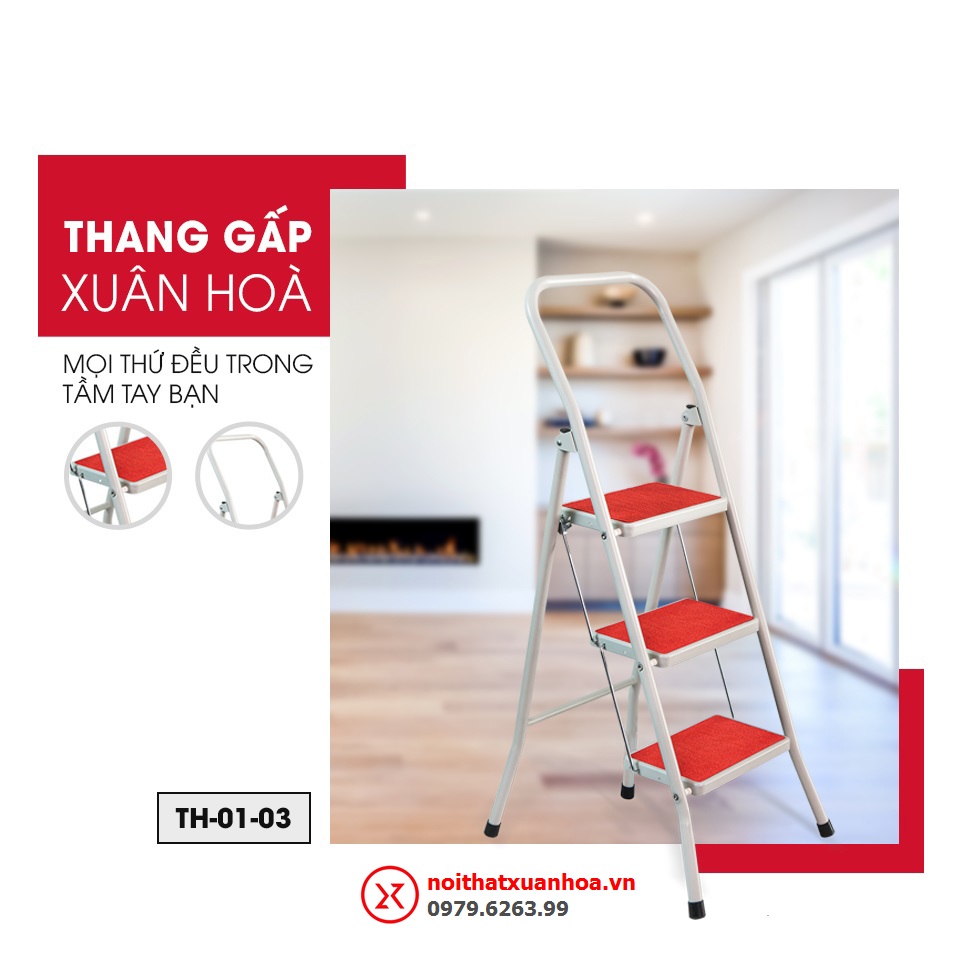 Thang gấp 3 bậc TH-01-03