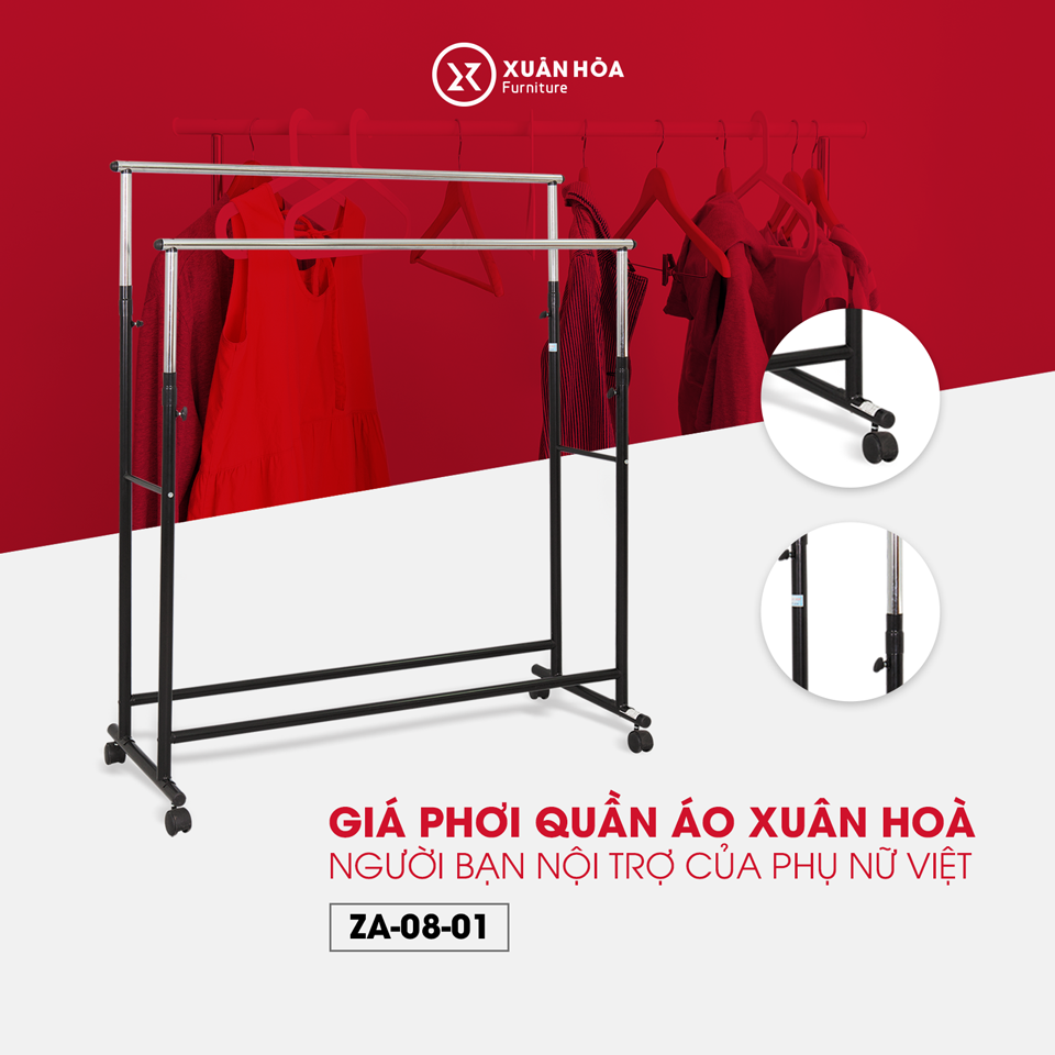 Giá phơi quần áo ZA-08-01