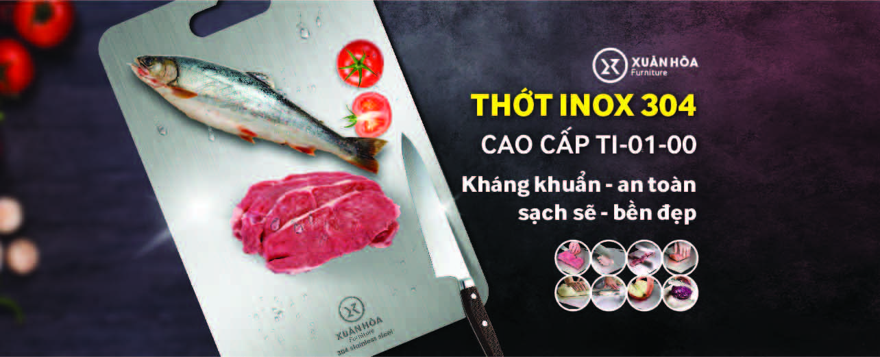 Thớt inox 304 xuân hòa TI-01-00