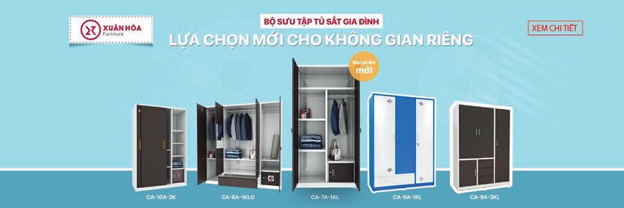 Tủ sắt quần áo xuân hòa